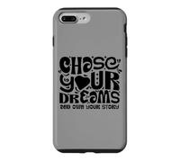 Carcasa para iPhone 7 Plus/8 Plus Chase Your Dreams, White/Black