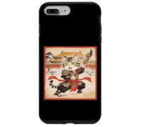 Carcasa para iPhone 7 Plus/8 Plus Chibi Asiático Chino Guerrero Gato - Miau Kung Fu Vintage Art