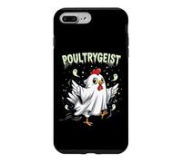 Carcasa para iPhone 7 Plus/8 Plus Chicken Ghost Poultrygeist Halloween Costume Farmer