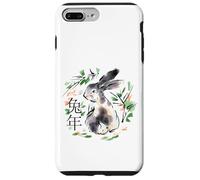 Carcasa para iPhone 7 Plus/8 Plus Chinese Rabbit New Year, The Cottage Core Bunny