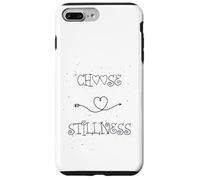 Carcasa para iPhone 7 Plus/8 Plus Choose Stillness Minimalist Heart Arrow Yoga Meditation Fun