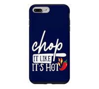 Carcasa para iPhone 7 Plus/8 Plus Chop It Like Its Hot Pepper - Disfraz Divertido de Humor de Chef