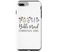Carcasa para iPhone 7 Plus/8 Plus Christian Girls Nerd Bible Study Scripture Pastor God Jesus