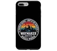 Carcasa para iPhone 7 Plus/8 Plus Christian Waymaker Promise Keeper Isaías 42:16 Diseño Retro