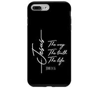 Carcasa para iPhone 7 Plus/8 Plus Christian Worship Women Men Kids Jesus The Way Truth Life