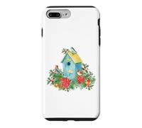 Carcasa para iPhone 7 Plus/8 Plus Christmas Holiday Wreath Birdhouse Birds & Bells