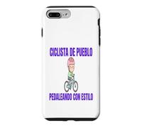 Carcasa para iPhone 7 Plus/8 Plus Ciclismo Divertido Ciclista De Pueblo Style Único