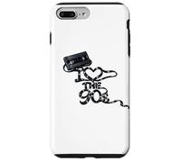Carcasa para iPhone 7 Plus/8 Plus Cinta Adhesiva Suelta con Texto «I Heart The 90s Movie Store Rent»