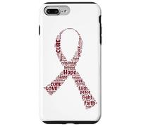 Carcasa para iPhone 7 Plus/8 Plus Cinta de curación de Amor con Esperanza de Conciencia sobre el cáncer de mieloma múltiple