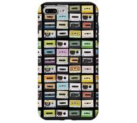 Carcasa para iPhone 7 Plus/8 Plus Cintas de Casete Mixtapes, Amante de la música Retro de los años 80
