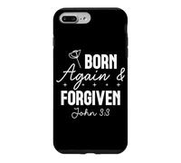 Carcasa para iPhone 7 Plus/8 Plus Cita de Renacimiento y Perdón para la Fe Espiritual