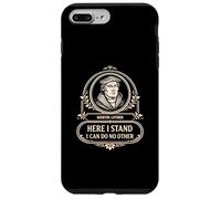 Carcasa para iPhone 7 Plus/8 Plus Cita de Teología Reformada Martin Luther Here I Stand
