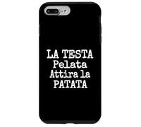 Carcasa para iPhone 7 Plus/8 Plus Cita Divertida Testa Pelata Attira la Patata