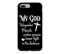Carcasa para iPhone 7 Plus/8 Plus Cita Espiritual: Hacedor de Milagros y Luz en la Oscuridad