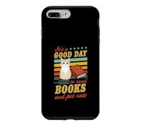 Carcasa para iPhone 7 Plus/8 Plus Cita literaria It's A Good Day To Read Books and Pet Cats
