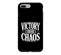 Carcasa para iPhone 7 Plus/8 Plus Cita Motivacional inspiradora de Victoria sobre el Caos