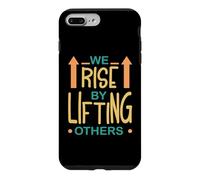 Carcasa para iPhone 7 Plus/8 Plus Cita Positiva Nos Levantamos Levantando Otros Hombres Mujeres Niños