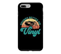 Carcasa para iPhone 7 Plus/8 Plus Citas Divertidas de Discos de Vinilo suenan Mejor en Vinilo