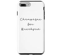 Carcasa para iPhone 7 Plus/8 Plus Citation Champagne Humour Breakfast Champagne