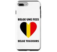 Carcasa para iPhone 7 Plus/8 Plus Citation Frites Drapeau Belgique UNE fois Humour Belge