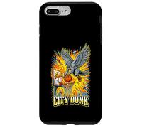 Carcasa para iPhone 7 Plus/8 Plus City Dunk Pigeon Baloncesto Slam Funny Bird