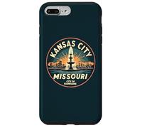 Carcasa para iPhone 7 Plus/8 Plus Ciudad de Fuentes | Vintage Kansas City Missouri