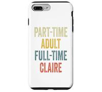 Carcasa para iPhone 7 Plus/8 Plus Claire Personalized Retro Girls Part-Time Claire Name