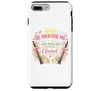 Carcasa para iPhone 7 Plus/8 Plus Clarinete Clarinetista Jugador Músico Pascua Jesús Chica Mujeres