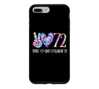 Carcasa para iPhone 7 Plus/8 Plus Clase de 1972 50th Class Reunion Tie Dye Senior Graduación