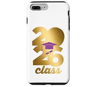 Carcasa para iPhone 7 Plus/8 Plus Class of 2026 Graduation Golden Numbers Cap Diploma
