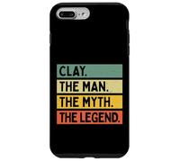 Carcasa para iPhone 7 Plus/8 Plus Clay The Man The Myth The Legend - Cita Personalizada Divertida