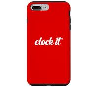 Carcasa para iPhone 7 Plus/8 Plus Clock It Gen Z Argot Motivo Oculto Adolescente Adolescente Identidad Verdad