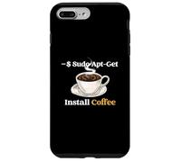 Carcasa para iPhone 7 Plus/8 Plus Codificación Sistema operativo Linux Sudo Apt-Get Install Café
