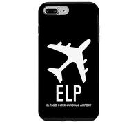 Carcasa para iPhone 7 Plus/8 Plus Código de Aeropuerto Internacional de El Paso Etiqueta DE Equipaje Texas USA