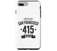 Carcasa para iPhone 7 Plus/8 Plus Código de área 415 San Francisco Envejecido auténtico