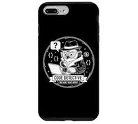 Carcasa para iPhone 7 Plus/8 Plus Código Detective Bug Hunt Resolver Software Repetir QA Emblema