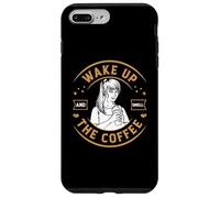 Carcasa para iPhone 7 Plus/8 Plus Coffee Lover Wake Up and Smell The Coffee Cafeine Baristas