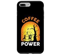 Carcasa para iPhone 7 Plus/8 Plus Coffee Powers Funny Cafeine Baristas Coffee Lover Halloween