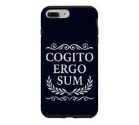 Carcasa para iPhone 7 Plus/8 Plus Cogito Ergo Sum Filosofía Latina Creo Que por lo Tanto Soy
