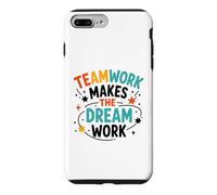 Carcasa para iPhone 7 Plus/8 Plus Collaboration Motivation Teamwork Makes The Dream Work