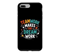 Carcasa para iPhone 7 Plus/8 Plus Collaboration Motivation Teamwork Makes The Dream Work