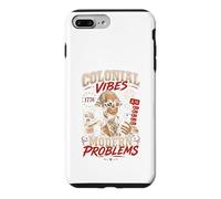 Carcasa para iPhone 7 Plus/8 Plus Colonial Vibes Problemas Modernos Camiseta Retro