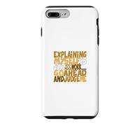 Carcasa para iPhone 7 Plus/8 Plus Color marrón Go Ahead, Judge Me Brown Graphic