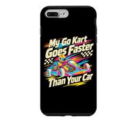 Carcasa para iPhone 7 Plus/8 Plus Colorido Go Kart Racing Driver My Go Kart va más rápido Que