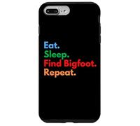 Carcasa para iPhone 7 Plus/8 Plus Come Sleep Encuentra Bigfoot Repeat para Cazadores y Amantes de pies Grandes