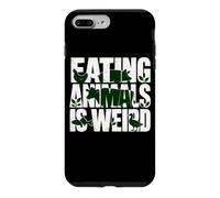 Carcasa para iPhone 7 Plus/8 Plus Comer Animales Veganos a Base de Plantas es un Humor extraño