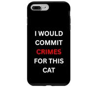Carcasa para iPhone 7 Plus/8 Plus Cometería crímenes por Este Humor Amante de los Gatos