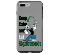 Carcasa para iPhone 7 Plus/8 Plus Cómic Retro de Popeye The Sailor Man Keep Calm & Eat Spinach