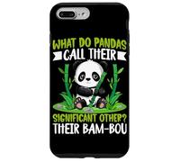 Carcasa para iPhone 7 Plus/8 Plus ¿Cómo Llaman los Pandas a su Otro significativo? Su Bam-BOU