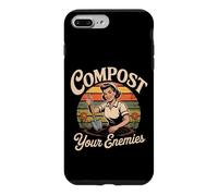 Carcasa para iPhone 7 Plus/8 Plus Compost a Tus Enemigos Humor de jardinería Vintage